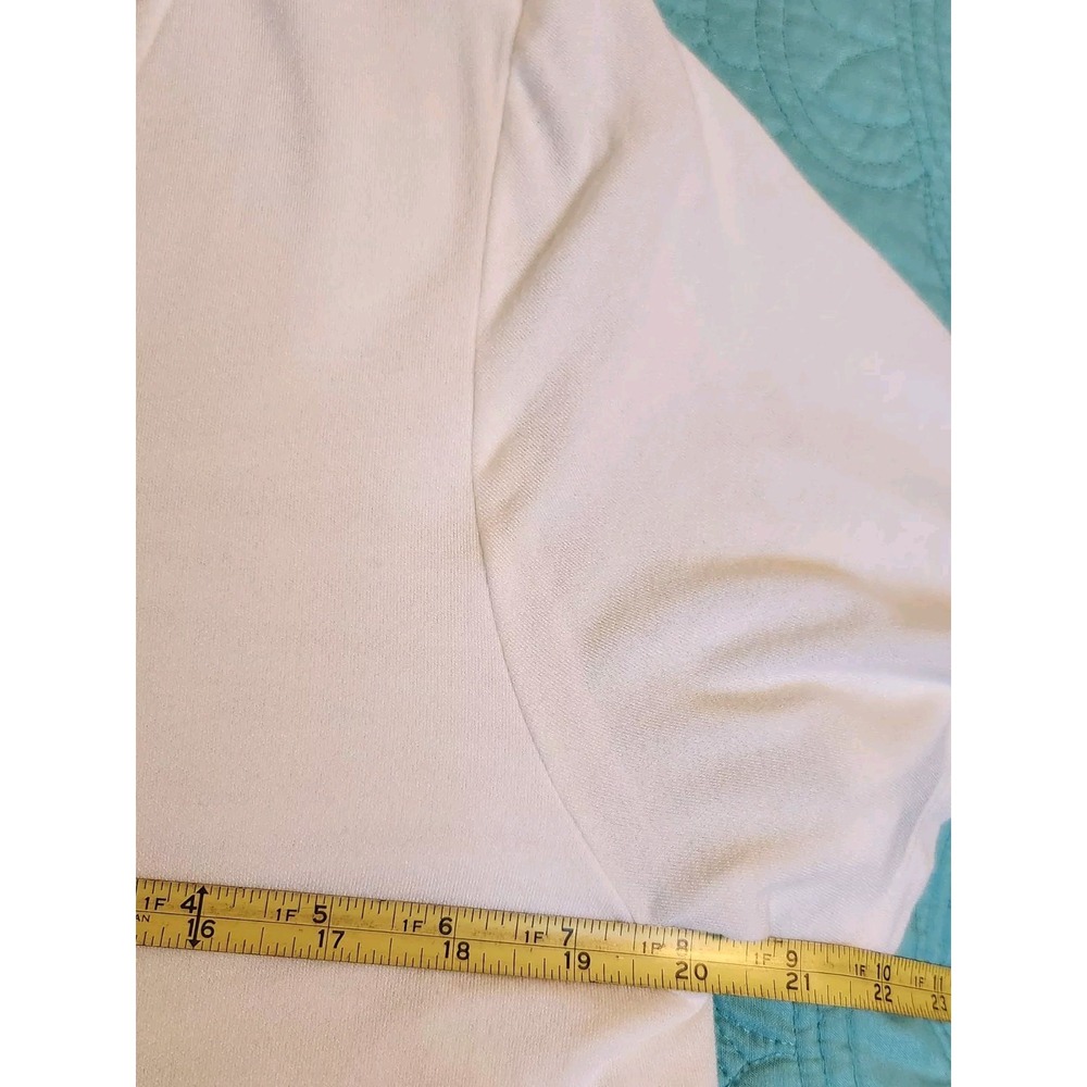 Soft Surroundings Ivory Modal Blend Cutout Back Short Sleeve Top Medium 2FF21 - Picture 6 of 7